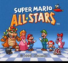 SUPER MARIO ALL-STARS - Auténtico Juego Original de Super Nintendo segunda mano  Embacar hacia Argentina