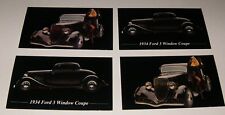 ★★4-1934 FORD 3 WINDOW COUPE PHOTO MAGNETS-TOOLBOX,FRIDGE-34 32 HOT ROD RAT ROD★ for sale  Shipping to Canada