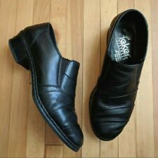 Rieker Antistress Womens 6.5 Shoes Black Slip On Loafers Career Work Ankle Boots myynnissä  Leverans till Finland