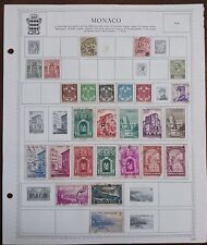 Monaco lot stamps d'occasion  Expédié en Belgium