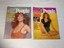 Revista People Carly Simon Lote 2 17 Julio 1978 6 Octubre 1980 segunda mano  Embacar hacia Argentina