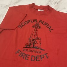 Vintage 80’s Scopus Fire Department tee for sale  Shipping to South Africa