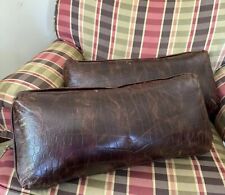 Leather lumbar pillows for sale  Wildwood