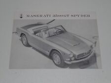 Maserati 3500 spyder usato  Bussoleno