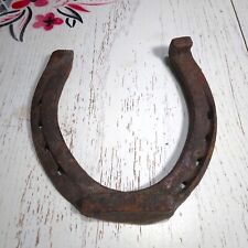 * Antiguo ANTIGUO Draft Caballo Hierro Metal Zapato Herradura Decoración Rústica Primitiva * segunda mano  Embacar hacia Argentina