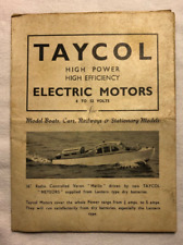 Taycol brochure instructions for sale  LOUGHBOROUGH