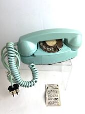Teléfono de escritorio con marcación giratoria vintage Stromberg-Carlson color princesa verde azulado segunda mano  Embacar hacia Argentina