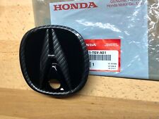 Acura TLX 2021-2023 Black Carbon Fiber Effect Rear Emblem w/ Camera OEM Badge for sale  Shipping to South Africa