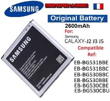 Używany, Batterie Samsung ORIGINALE 2600 mAh Galaxy J2-J3-J5 réf EB-BG530BBC /EB-BG531BBE na sprzedaż  Wysyłka do Poland