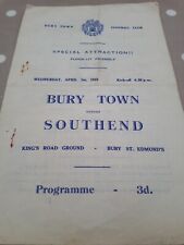 Bury town southend for sale  SOUTHEND-ON-SEA