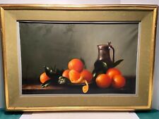 Vintage Painting "Still Life with Oranges" signed M.W.Hoggins for sale  Brooklyn