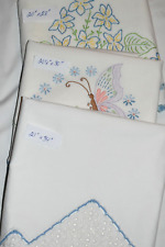 Vtg pillowcases embroidery for sale  Berkley