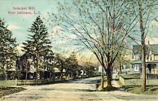 Cartão postal 1915 Port Jefferson Long Island NY, Setauket Hill comprar usado  Enviando para Brazil
