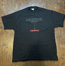Camiseta Compaq de Colección Años 90 Puntada Única Software para Computadora Talla XL segunda mano  Embacar hacia Argentina
