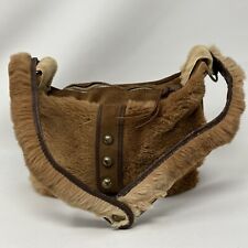 Bolsa de ombro tiracolo vintage marrom pele de canguru couro Austrália comprar usado  Enviando para Brazil