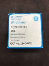Usado, Círculos de papel filtro cuantitativo sin cenizas WHATMAN grado 540 42,5 mm OD 1540-042 B segunda mano  Embacar hacia Argentina
