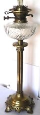 IMPORTANTE lampe à petrole ancien bronze BACCARAT bambou xix MESSENGERS 2 meches, usado comprar usado  Enviando para Brazil