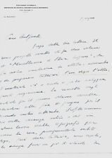 Lettera autografa franco usato  Genova