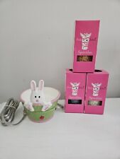 Pink Zebra Easter Bunny Rabbit Ears Simmering Pot- Wax Warmer 3 Scents NIB for sale  Shipping to South Africa