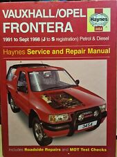 Vauxhall frontera haynes for sale  IRVINE