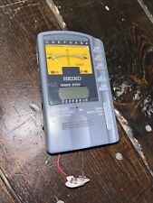 SEIKO SMP-20 sintonizador automático cromático metrônomo digital funcionando sem tampa de bateria, usado comprar usado  Enviando para Brazil