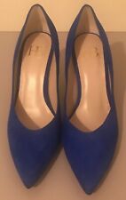 Ladies blue suede for sale  WORTHING