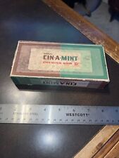 Caixa inferior de exibição vintage Warren’s Cin-A-Mint caixa de balcão de chiclete  comprar usado  Enviando para Brazil