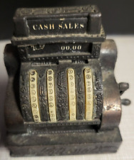 Afiador de lápis colecionável miniatura moda antiga nacional caixa registradora metal comprar usado  Enviando para Brazil