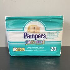 [Pacote com 1] Fraldas plásticas Pampers Baby Dry Stretch tamanho P 20 unidades seladas 1997 comprar usado  Enviando para Brazil