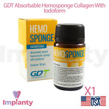 Haemostatic Sponge Collagen Iodoform Dental Sterile Absorbable Gelfoam Sur gical for sale  Shipping to South Africa