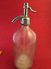 vintage clear seltzer bottle for sale  Central Point