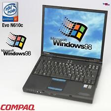 COMPAQ EVO N610C NOTEBOOK LAPTOP WINDOWS 98 PARALLEL PORT RS-232 PENTIUM 4 M comprar usado  Enviando para Brazil