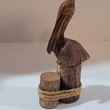 Carved wooden pelican for sale  Greeneville