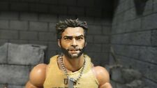 Custom painted head add-on for Wolverine/H. Jackman/Logan MEZCO 1/12 and others segunda mano  Embacar hacia Mexico