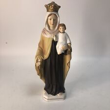 Virgen del Carmen 8" Figura Religiosa Nuestra Señora del Monte Carmelo Estatua Rolande segunda mano  Embacar hacia Argentina