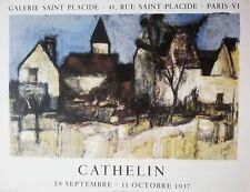 Bernard cathelin lithograph d'occasion  Poitiers