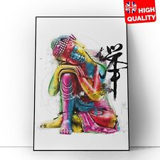 Colourful buddha poster for sale  LONDON
