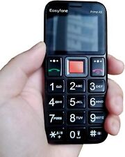 Easyfone Prime-A5 GSM Mobiltelefon Senioren Handy großen Tasten Notruf Schwarz comprar usado  Enviando para Brazil