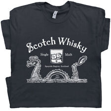Camiseta de whisky escocés monstruo del lago Ness para hombres escoceses irlandeses escoceses escoceses Escocia famoso bar segunda mano  Embacar hacia Argentina