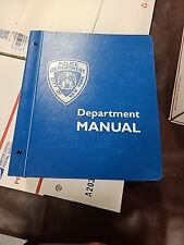Guía de patrulla manual del departamento de policía de la ciudad de Nueva York NYPD de colección segunda mano  Embacar hacia Argentina