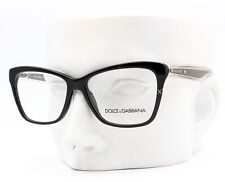 Dolce Gabbana DG 3140 501 Eyeglasses Glasses Black & Crystal Clear 52-14-137 for sale  Shipping to South Africa