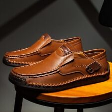 Sapatos casuais masculinos confortáveis mocassins rasos sapatos de condução tamanho grande 38-48 comprar usado  Enviando para Brazil