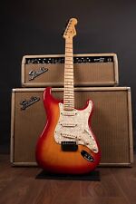 Fender American Deluxe Ash Stratocaster 2008 - envejecida Cherry Sunburst, usado segunda mano  Embacar hacia Mexico