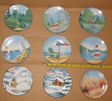 seasons 4 decorative plates for sale  Beaverdale