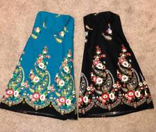 SUGAR BEACH - 2 nuevos vestidos de sol para niñas - talla L 10-12 cachemira floral negro y azul segunda mano  Embacar hacia Mexico