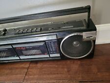 Disco de leitura vintage unisef cassete duplo rádio AM/FM tamanho 301D Japão comprar usado  Enviando para Brazil