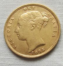 1885 gold half for sale  CREWE