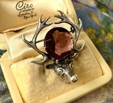 stag head brooch for sale  SHEFFIELD