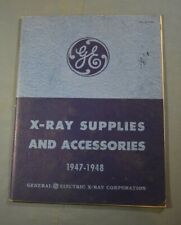 Catálogo de suministros y accesorios de rayos X de General Electric 1947 - 1948  segunda mano  Embacar hacia Mexico