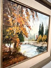 3 large framed paintings for sale  San Diego